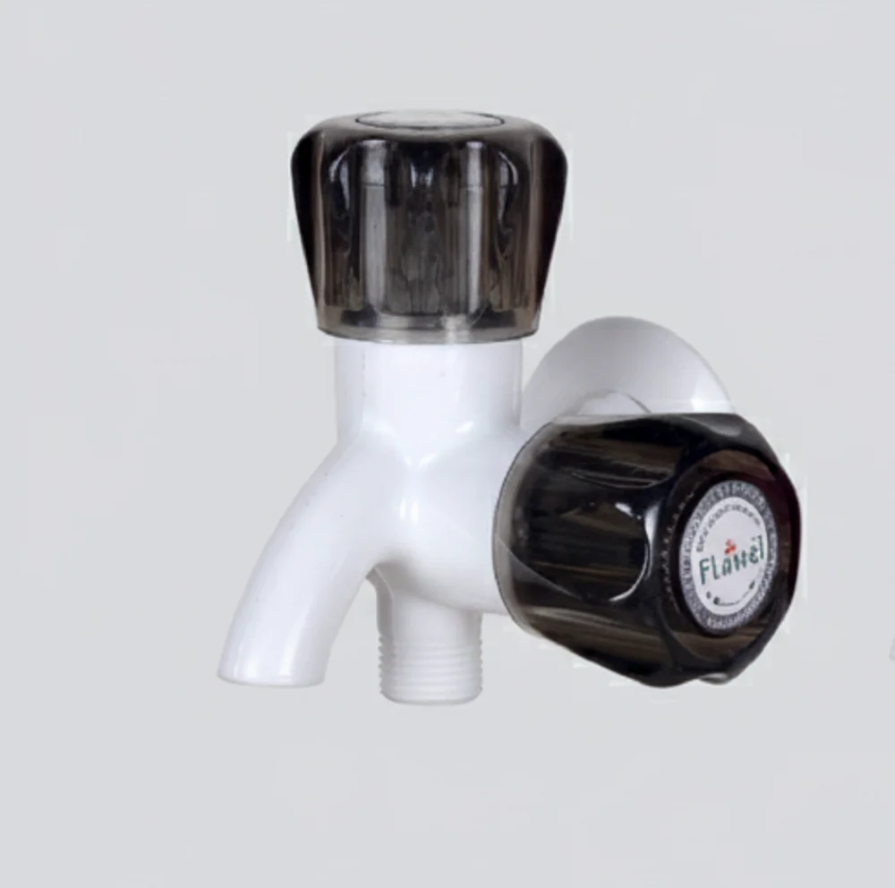 PVC Crystal Two Way Bib Cock